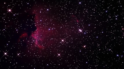 Wall Mural - a stunning view of a vibrant nebula filled with countless stars in the vastness of space, captured i