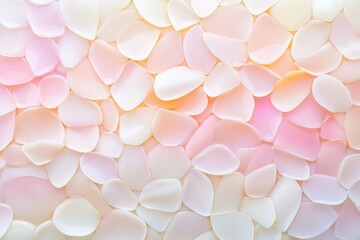 Sticker - Delicate pearlescent shell texture featuring soft pink and white hues for an elegant background