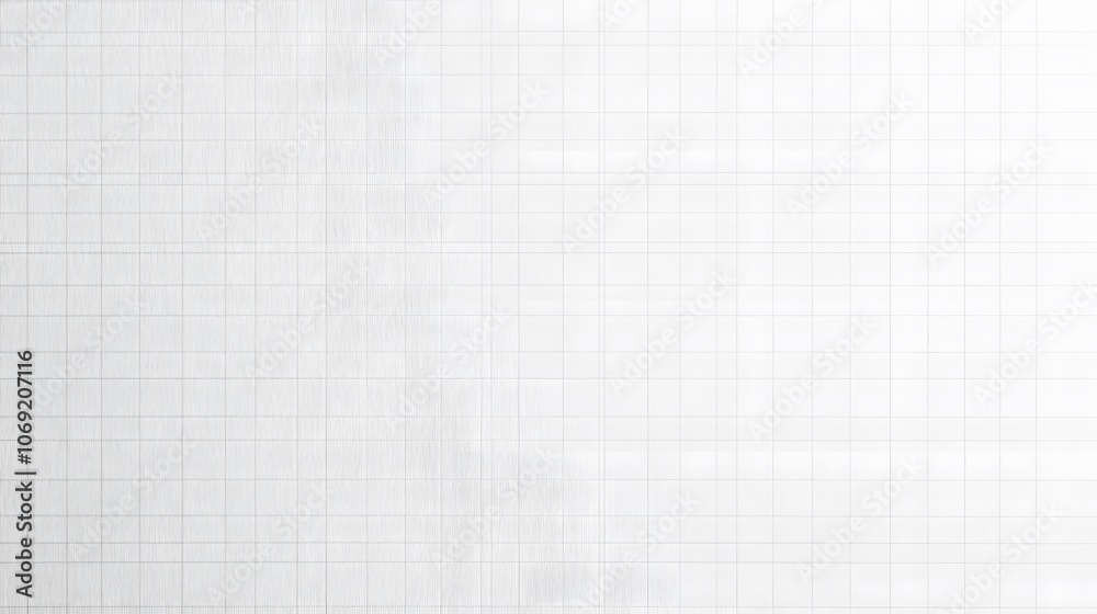 Grid paper texture background with a clean white paper backdrop. Subtle ...