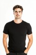 © Mandeep - Handsome young man with beard wearing black t-shirt