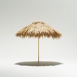 © Mandeep - Tropical beach umbrella made of natural straw materials