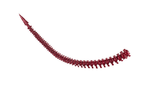 devil tail isolated on white background