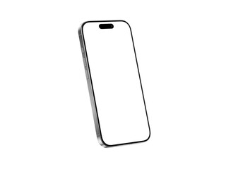 Leinwandbilder - High quality realistic 3d render smartphone ui ux screen mockup with transparent PNG