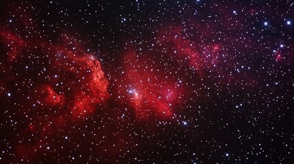 Wall Mural - a breathtaking view of vibrant cosmic clouds and countless stars in a deep space background captured