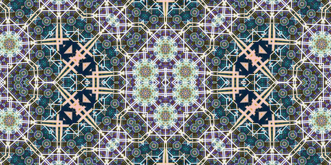 Seamless abstract pattern. The texture of the pattern is symmetrical. Endless pattern