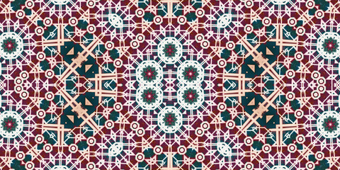 Seamless abstract pattern. The texture of the pattern is symmetrical. Endless pattern