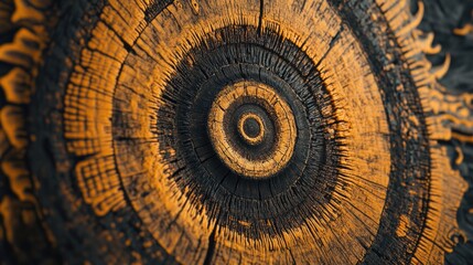 Poster - A close-up view of a beautifully crafted wooden decorative box with intricate details