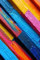 Aufkleber - A detailed view of the unique patterns and colors found in this piece of wood