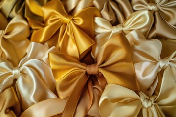 Aufkleber - A collection of colorful bows in a single frame, great for showcasing creativity and design