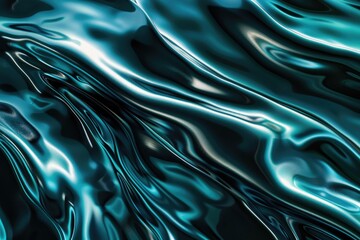 Aufkleber - A close-up shot of a shiny metallic surface with reflective properties