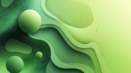 Poster - abstract background with a green color