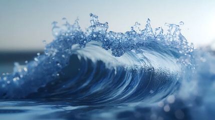 Aufkleber - animation with wave object in motion made