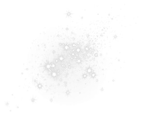 Wall Mural - png shiny stars background effect night.