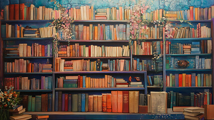 Poster - Multilingual Bookshelf