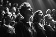 © bggns - A diverse choir performing with passion in bright light