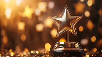 Poster - gold stars to represent an award