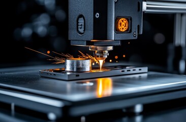 Poster - Advanced laser cutting technology sparks innovation in modern manufacturing processes
