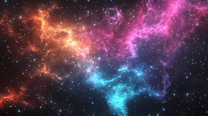 colorful galaxy background series in 3d cartoon render. celestial. illustration