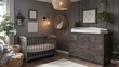 © Ta - A baby room setup that includes a changing table and a dresser for practical organization.