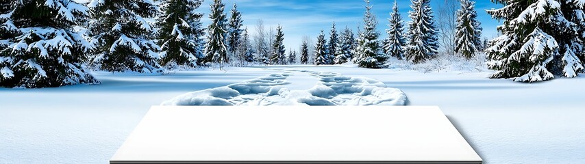 Wall Mural - explore a captivating winter landscape featuring dinosaurs roaming through snow-covered terrain