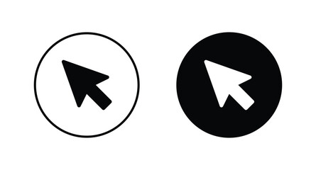 Poster - cursor icon vector. cursor arrow Click icon set	