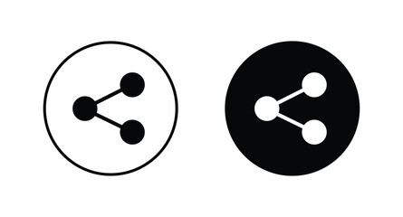 Poster - Share icon set. Share symbol icon vector illustration
