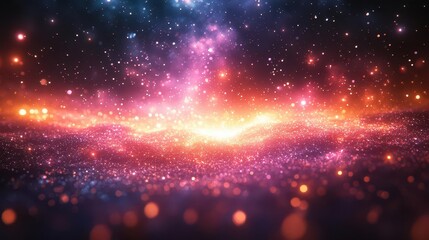 Wall Mural - Cosmic Aurora Eternalis: Where Stardust Dreams Paint the Universe in Nature's Most Magnificent Ballet of Light and Creation