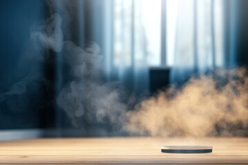 Poster - Dust Particles Rising in Room with Soft Light