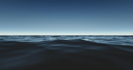 Wall Mural - wave sea beach and blue sky abstract background. nature and summer concept. 3d render.