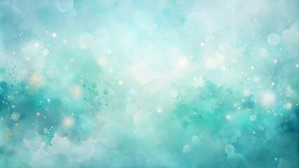 Wall Mural - Abstract Watercolor Background with Delicate Light and Soft Circles