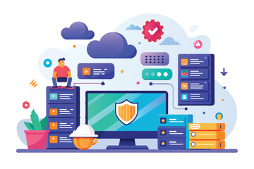 Poster - Secure Data Storage And Management With Cloud Servers And A Desktop Computer