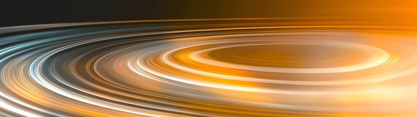 Poster - A dynamic abstract background featuring swirling lines in vibrant shades of orange, gold, and blue, creating a sense of movement and energy.