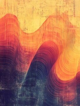 Bright gradient background with colorful grains. It represents a mix of energy, movement, fun and liveliness with the grain of old computer graphics or noisy TV. It has a retro or futuristic feel.