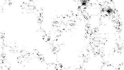 Wall Mural - grunge black noise dots on white background. vintage grit textures. monochrome abstract splattered b