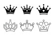 © fatimatz - crown icon set