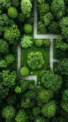 Poster - A lush garden maintained by AI drones, flowers blooming in perfect symmetry, robotic bees pollinating, a peaceful utopia