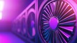 © Volodymyr Skurtul - Vibrant Close-Up of Modern Graphics Card Cooling Fan Design