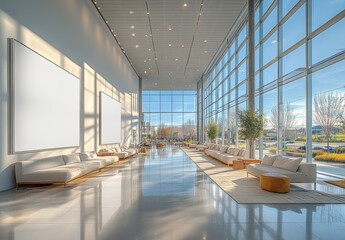 Wall Mural - Modern Lobby Interior.