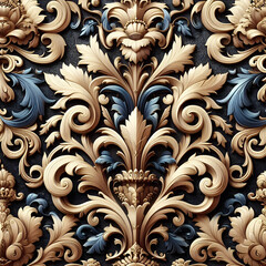 Wall Mural - embossed pattern 