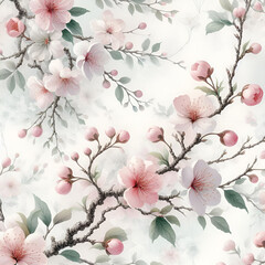 Wall Mural - cherry background