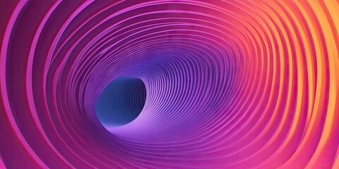 Leinwandbilder - A background featuring three dimensional arc lines that curve both upwards and downwards creates a sense of depth. These arcs can be seen bending in various directions, enhancing the visual effect.