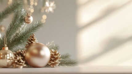 background with christmass decoration