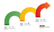 © kaisorn - Infographics arrow symbol timeline business steps to success.