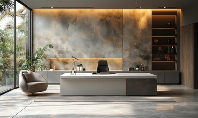 Wall Mural - Modern Office Interior.