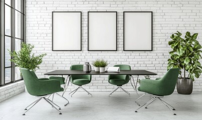 Wall Mural - Meeting Room Mockup.