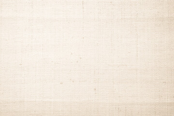 Wall Mural - Closeup detail of beige fabric texture background. High resolution photo.