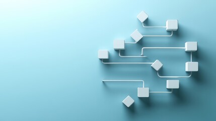 Poster - Design a flowchart to visualize data connections effectively