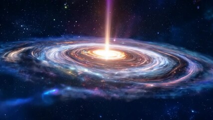 Wall Mural - Mysteries of a distant galaxy