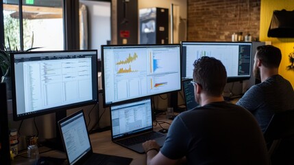 teamwork in tech company