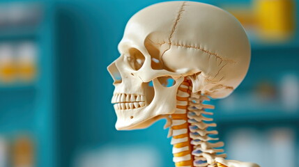 Poster - Explore the intricacies of the human skull structure for enhanced understanding